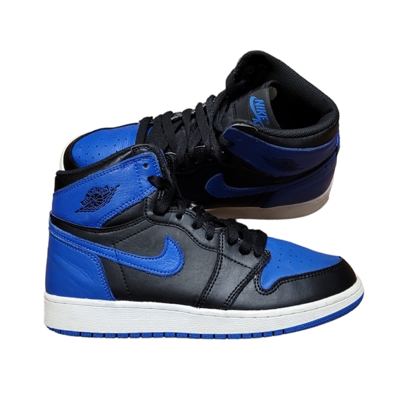 Nike Air Jordan Retro High OG BG 'Royal'575441-007 Youth Size